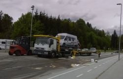 Včerajšnja nesreča v Češči vasi (Foto: T. C.)