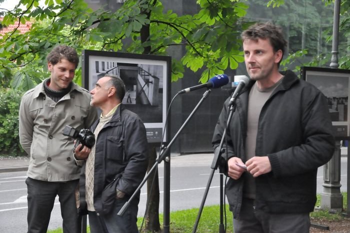 Andrej Krštinc, Jean-Marc Caracci in Matjaž Brulc