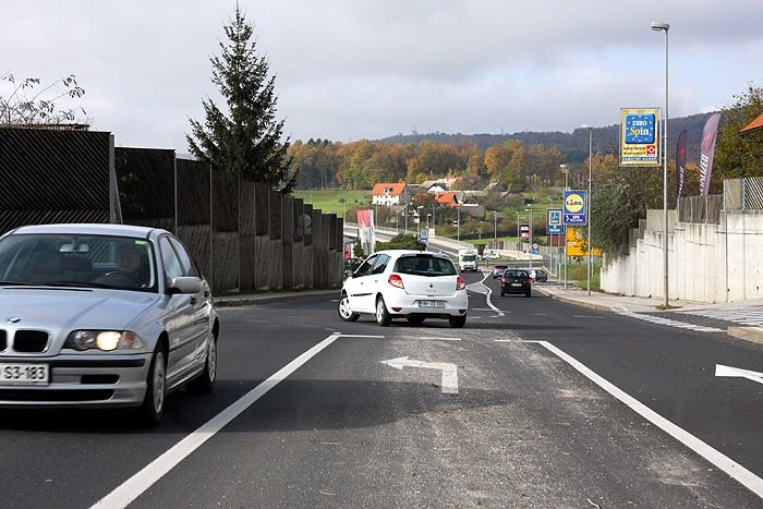 Na obvoznici so umaknili prometno signalizacijo, ki je onemogočala uvoz na Cesto brigad. (Foto: M. M.)