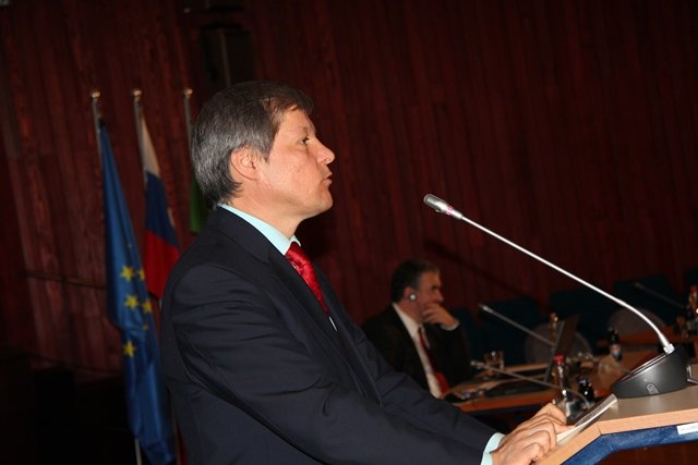 Evropski komisar Dacian Ciolos v Krškem. (Foto: BDG)