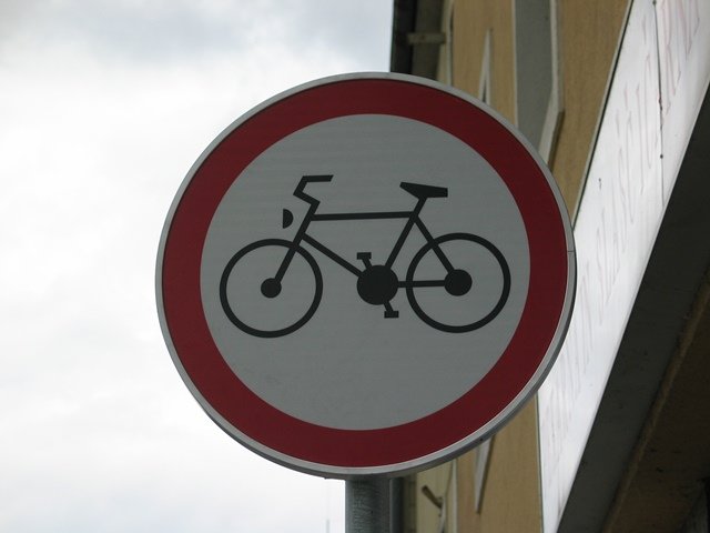 Prepovedano za kolesarje (Foto: BDG)