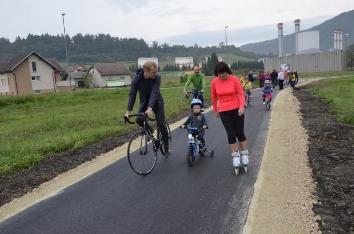 Brestanica in Senovo povezana s kolesarsko potjo 