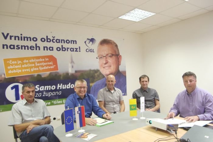 Andrej Mikec, Samo Hodoklin, Simon Kajtna in Samo Kečkeš.