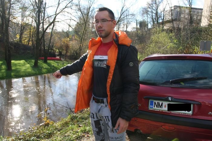 Ponesrečenko je iz vode rešil 27-letni Toni Čelič iz Koroške vasi. (Foto: B. B., arhiv DL)