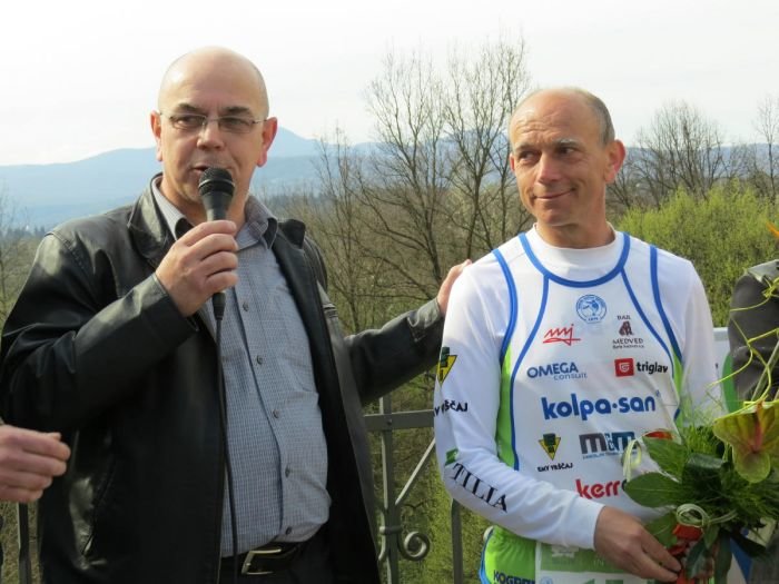 Toni Perušič v 15 dneh pretekel 1.100 kilometrov ob slovenski meji