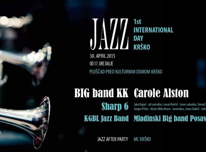 Današnji dan posvečen jazzovski glasbi, koncert v Krškem