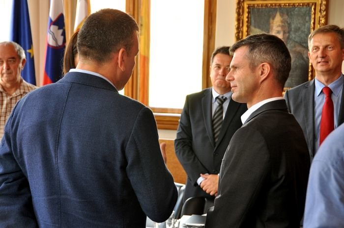 Ruska delegacija v Novem mestu