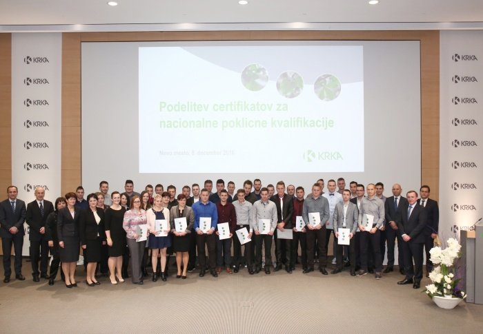 V Krki podelili 99 certifikatov nacionalnih poklicnih kvalifikacij