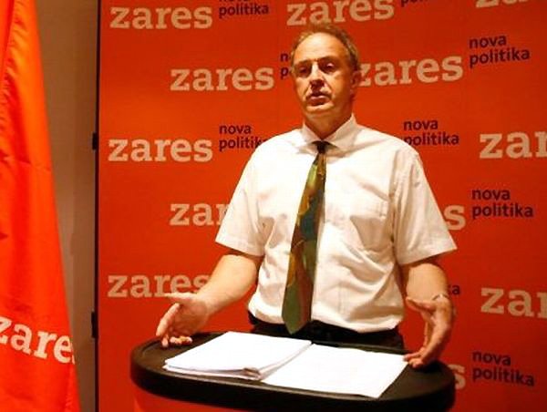 Zlatko Ficko leta 2010, ko je kot predsednik kočevskega odbora Zares, kandidiral za mesto župana Kočevja. (Foto: M. L.-S., arhiv DL)