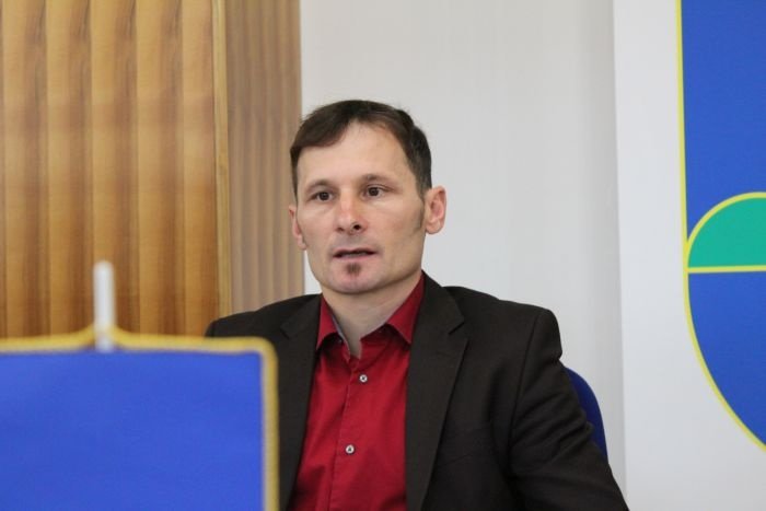 Direktor Komunale Trebnje Stanko Tomšič je predstavil tudi sistem daljinskega ogrevanja na lesno biomaso.