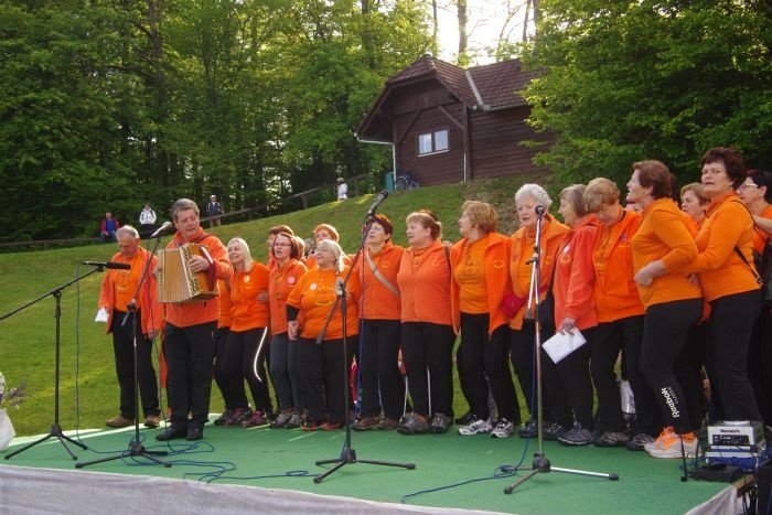 Priložnostni pevski zbor šmarješke skupine Šola za zdravje-