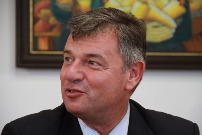 Minister za infrastrukturo Peter Gašperšič (Foto: R. N.)