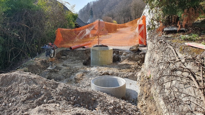 Gradnja kanalizacije na Senovem se nadaljuje tudi v 2023
