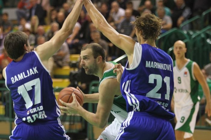 Jure Lalić je bil najboljši Krkin košarkar na tekmi z Zadrom. (Foto: I. Vidmar)