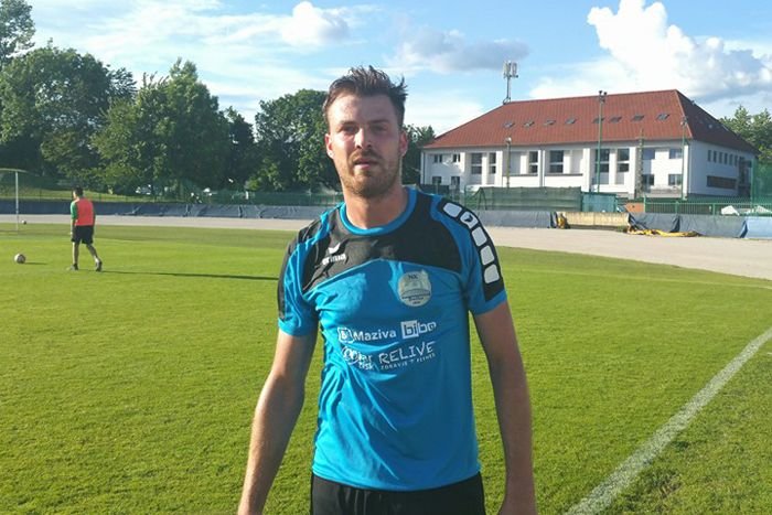Strelec prvega gola in s 27 zadetki tudi 3. SNL sever Jurica Jeleć. (Foto: facebook/NK Brežice)