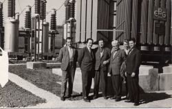 Ob priključitvi prvega transfomatorja 110/20 kV 20 MVA v RTP Novo mesto - Bršljin leta 1960.