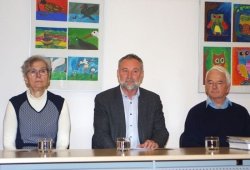 Na današnji novinarski konferenci: Tilka Bogovič, Radko Luzar in Jože Konda.