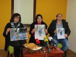 Na novinarski konferenci so govorili (z leve) Sabina Homjak, Maja Kocjan in Borut Rojc.
