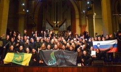 Orkester Ave pod vodstvom Mira Sajeta se veseli novega uspeha - iz Rusije je z mendarodnega WASBE tekmovanja prišel z zmago.