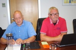 Brane Zoran (na levi) je kot domačin neštetokrat na sejah opozarjal, da je treba v Klevevžu narediti red.