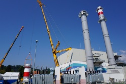Termoelektrarna Brestanica sredi obširne montaže opreme