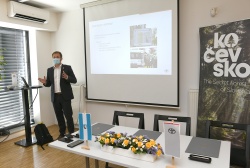 Predstavitev pilotnega projekta v občini Kočevje, podžupan Gregor Košir