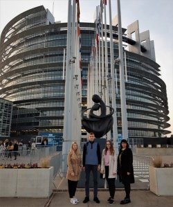Študijski obisk v evropskem parlamentu