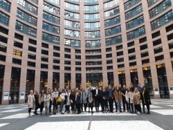 Študijski obisk v evropskem parlamentu