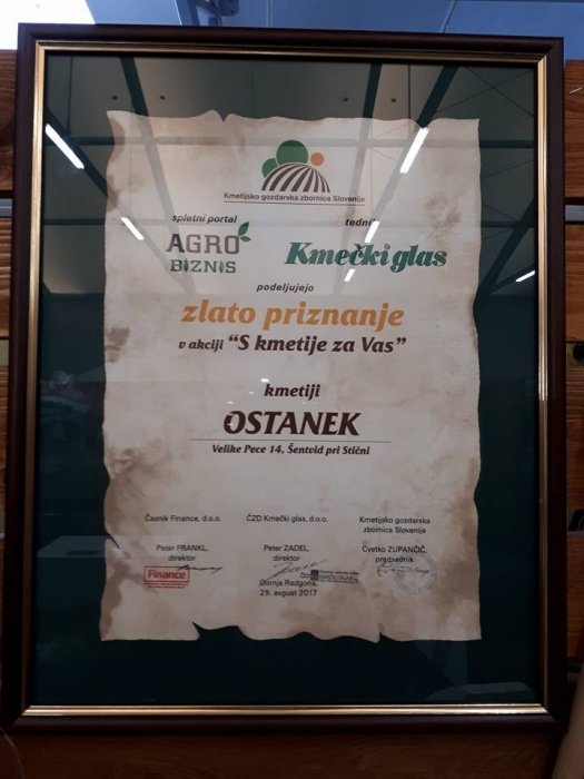 Kmetija Ostanek-Heric zmagovalka akcije S kmetije za Vas