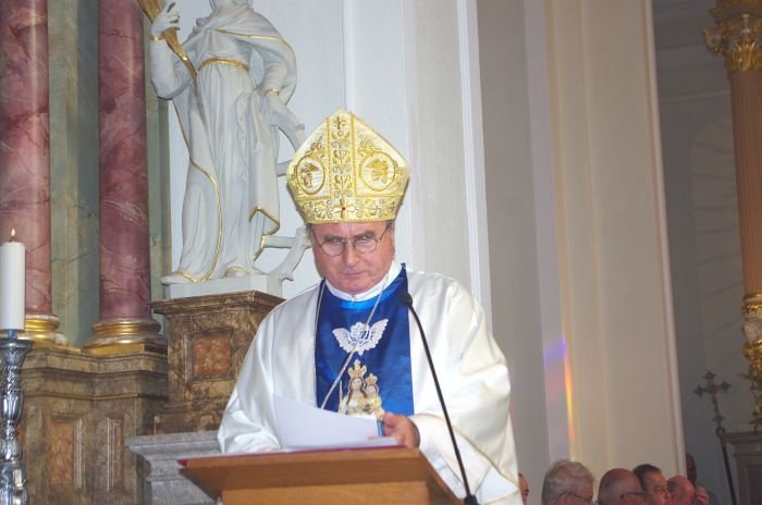 Apostolski nuncij v Sloveniji msgr. Juliusz Janusz.