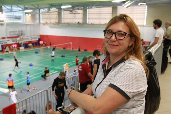 Predsednica Badmintonskega kluba Mirna Darja Krivec
