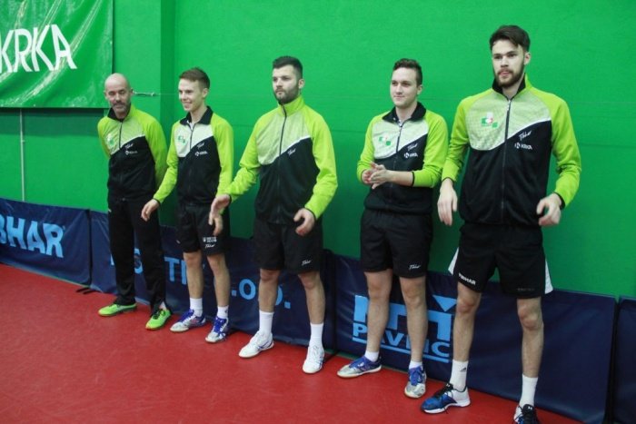 Novomeščani so trenutno vodilni v prvi slovenski namiznoteniški ligi.