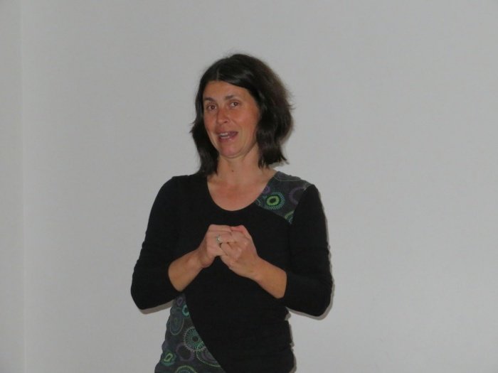 Dr. Lucija Grahek je predstavila nedavno zaključena arheološka izkopavanja v Podzemlju.