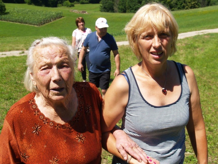 88-letna Marija Legan s hčerko