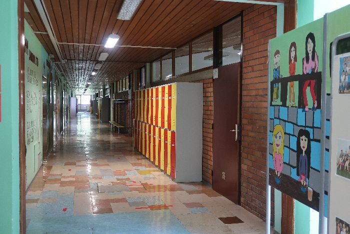 Šolski hodniki bodo v novem šolskem letu med odmori samevali. (Foto: M. L.-S.)