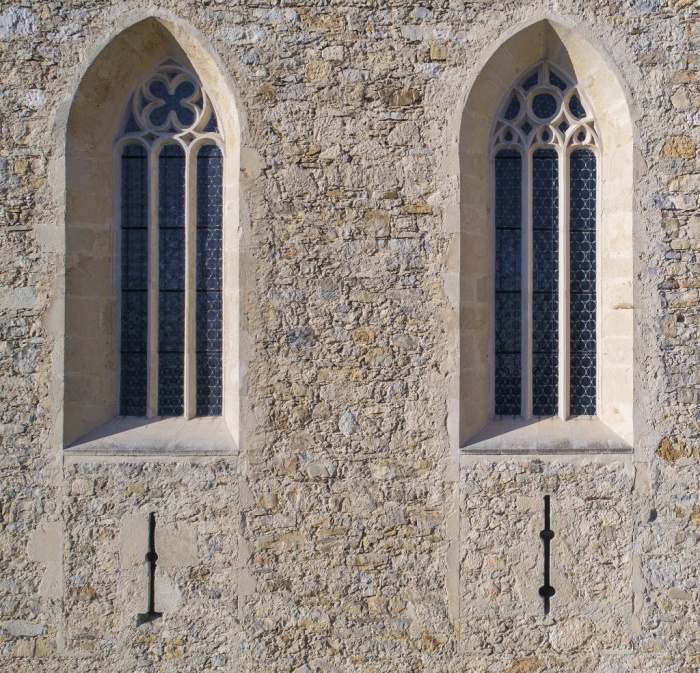 Gotski okni predirata južno fasado šentrupertske cerkve(Foto: Marko Pršina)