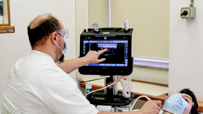 Ultrazvočni aparat: Klinični oddelek za hipertenzijo UKC Ljubljana