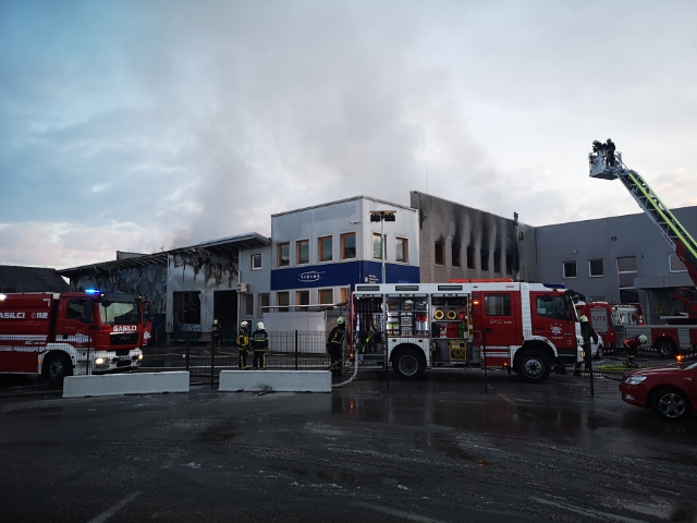 Požar v Trevesu (Foto: PP TREBNJE)