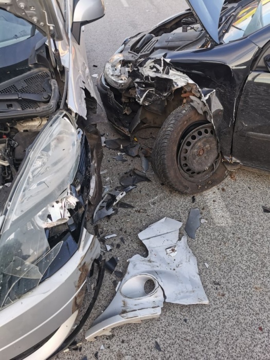 Nesrečo v Pijavicah je povzročil 22-letni voznik. (foto: PGD Sevnica)