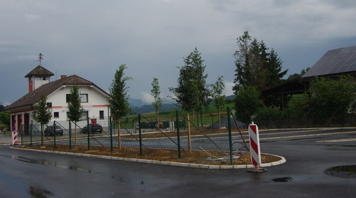 V Mokronogu bo postajališče avtodomov urejeno v bližini gasilskega doma. (foto: L. M.)
