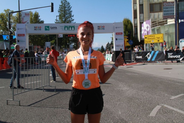 Klara Lukan je na 10-kilometrski razdalji v začetku meseca zmagala tudi v Novem mestu. (foto: arhiv DL; R. N.)