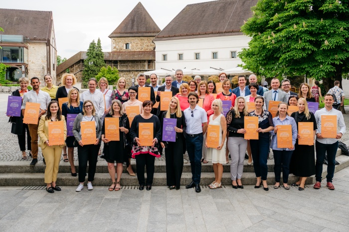 Družbeno odgovorni delodajalci - letošnji prejemniki certifikatov (Foto: Anže Vrabl)