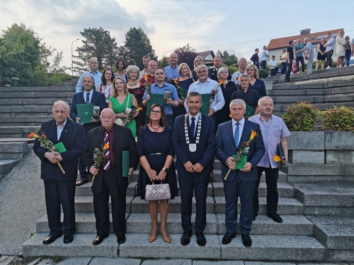 Nagrajenci z županom (Foto: P. P.)