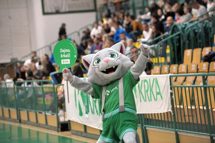 Za dobro vzdušje na tekmi so skrbeli maskota Maček Piko (menjal je Zajca Vinka, ki  okreva po poškodbi in se prihodnji mesec vrača na parket) ter plesalke  Plesnega kluba Nomis.