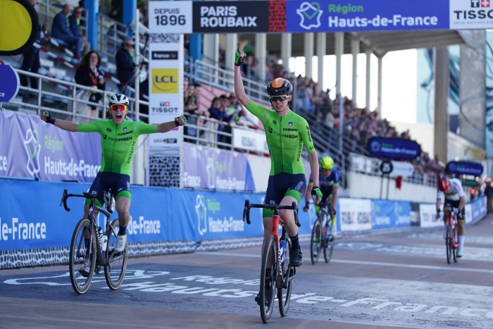 Jakob Omrzel zmagovalec mladinske izvedbe Pariz - Roubaix