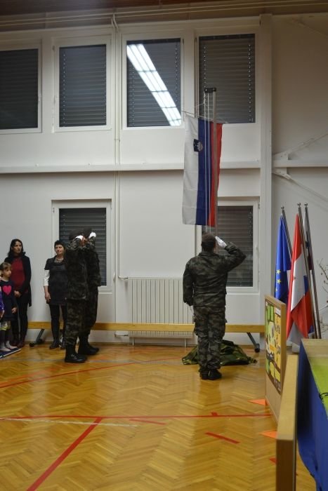 Obisk vojakov iz vojašnice Franca Uršiča