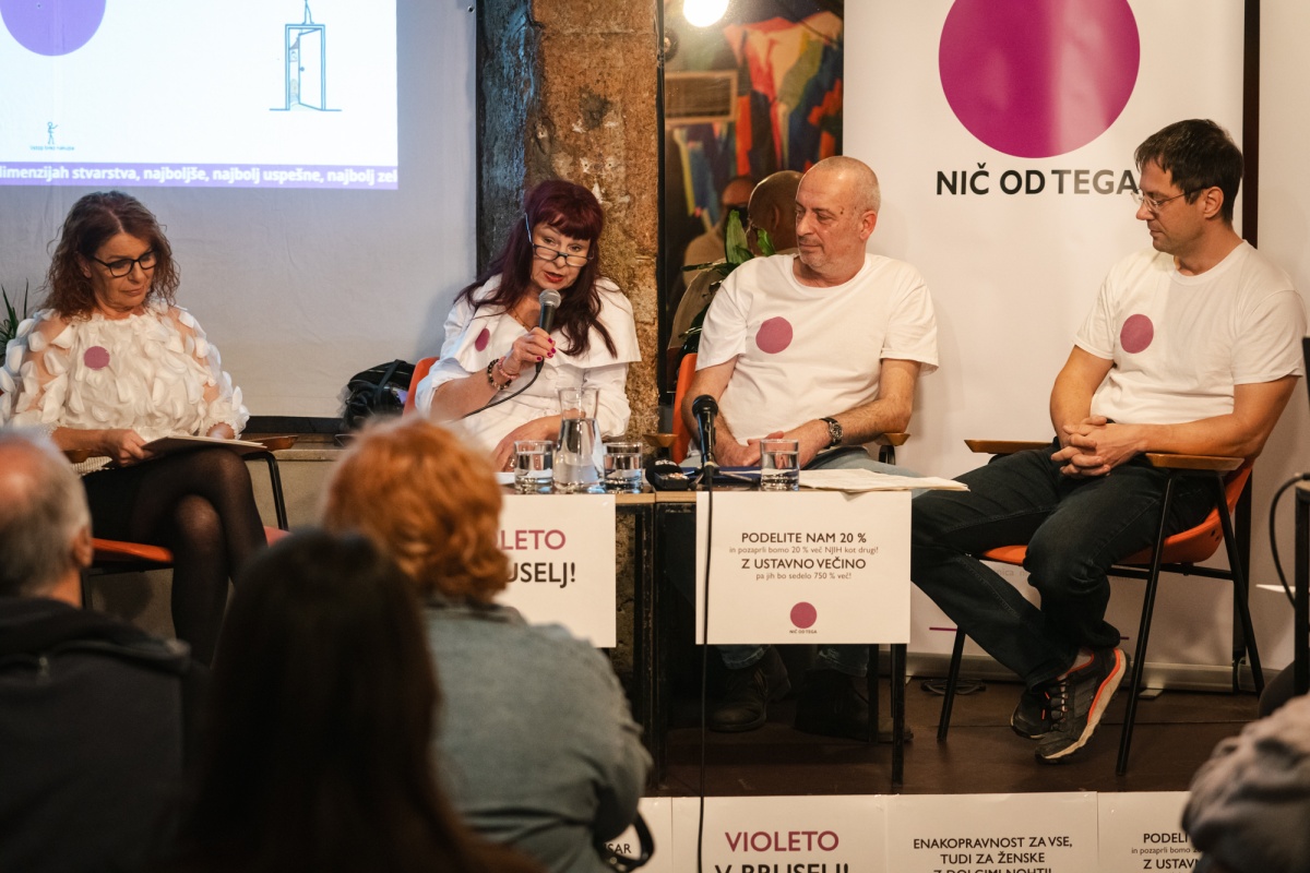 Violeta Tomić s satiro v vnovično aktivacijo na evropskih volitvah
