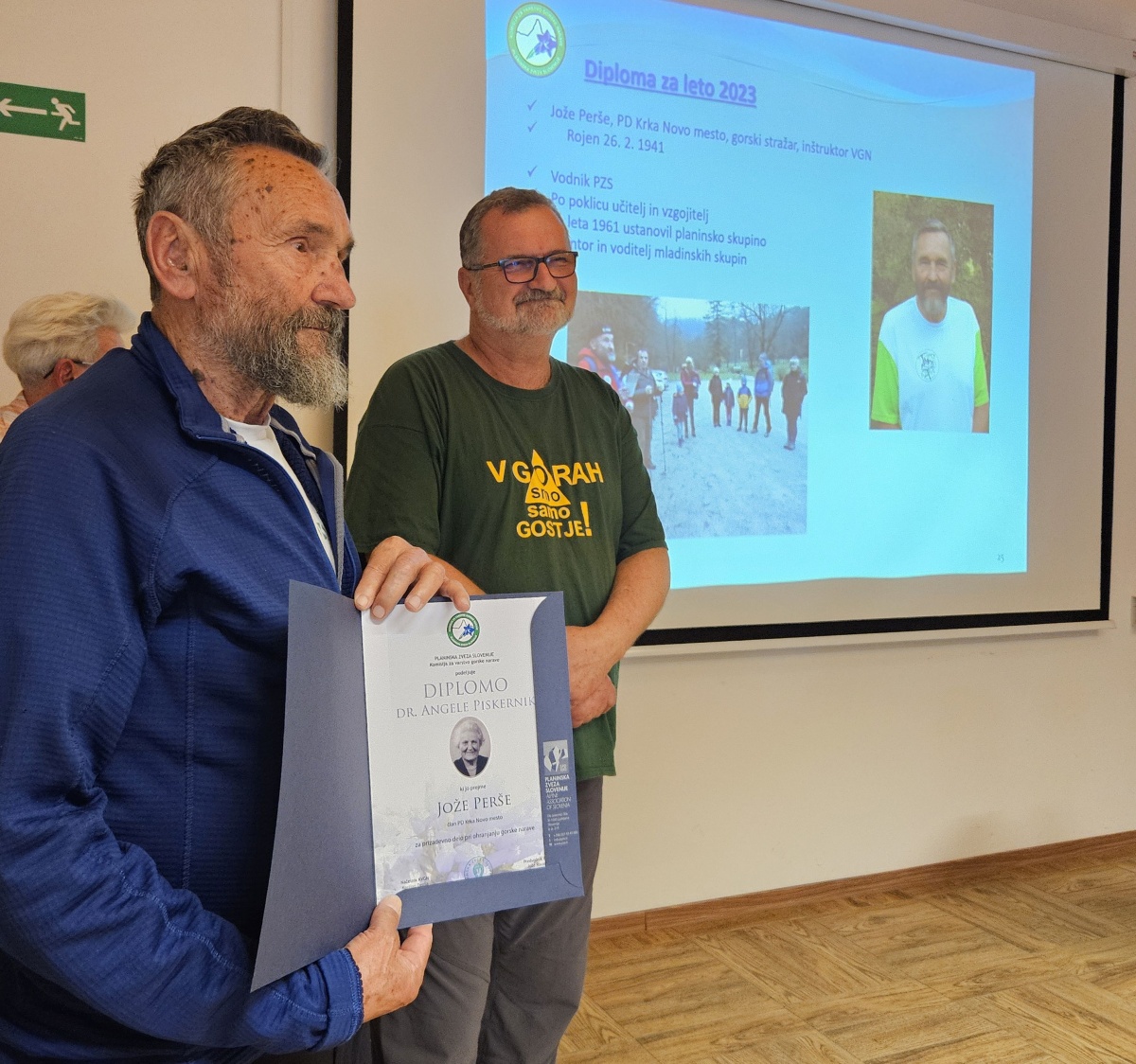 Jože Perše iz Gorenje vasi pri Šmarjeti je te dni prejel najvišje priznanje PZS na področju varstva narave. (Foto: osebni arhiv)